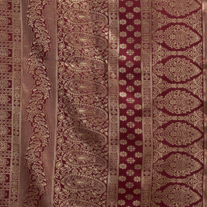 AXONIT Women's Silk Blend Banarasi Jacquard