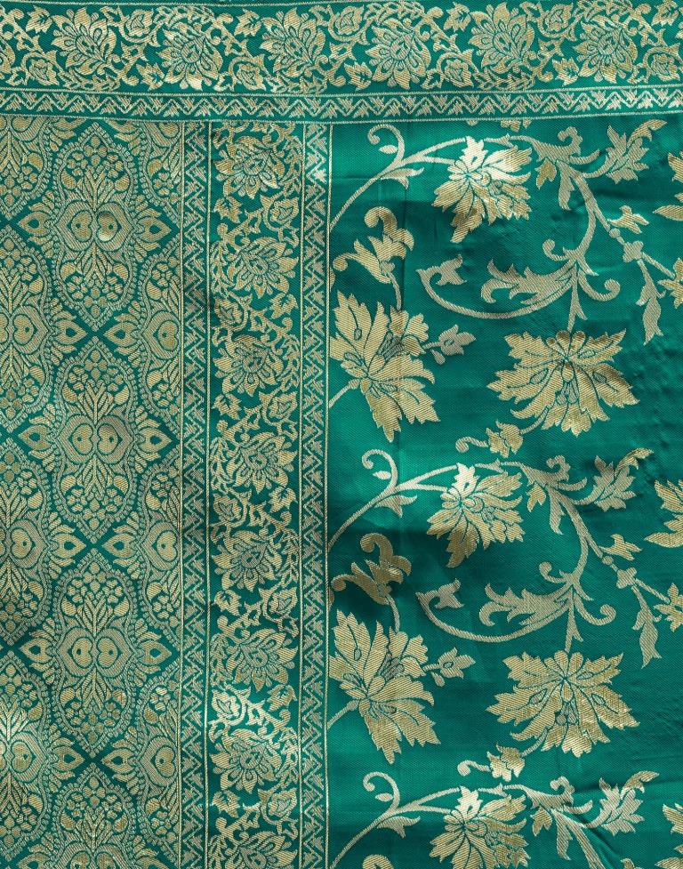 AXONIT Women's Silk Blend Banarasi Jacquard