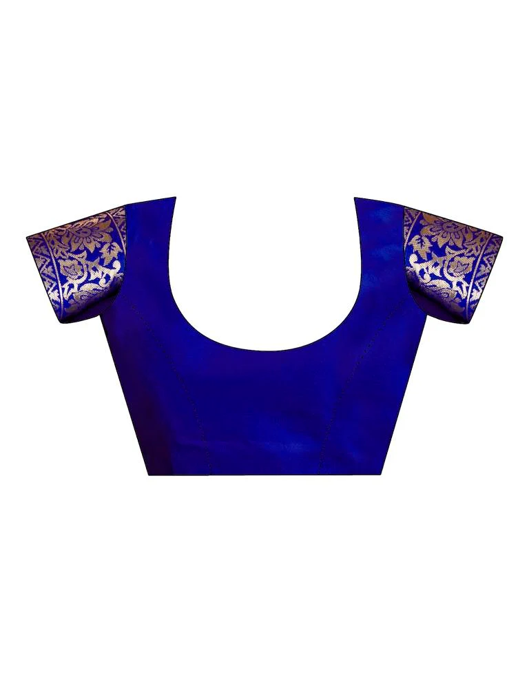 AXONIT Women's Silk Blend Banarasi Jacquard