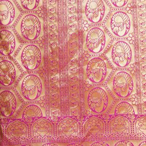 AXONIT Women's Silk Blend Banarasi Jacquard