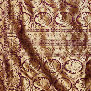 AXONIT Women's Silk Blend Banarasi Jacquard
