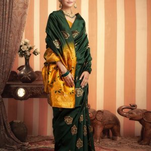 AXONIT Women's Premium Soft Silk Saree with