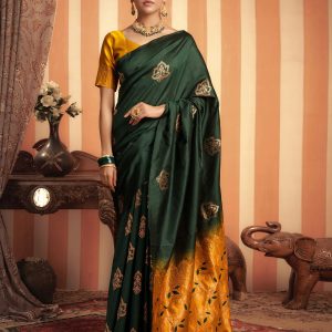 AXONIT Women's Premium Soft Silk Saree with