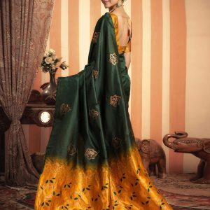 AXONIT Women's Premium Soft Silk Saree with