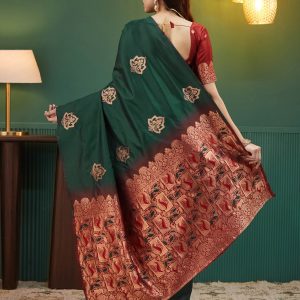 AXONIT Women's Premium Soft Silk Saree with