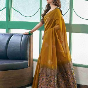 AXONIT Women's Premium Soft Silk Saree with