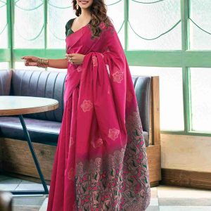 AXONIT Women's Premium Soft Silk Saree with