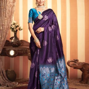 AXONIT Women's Premium Soft Silk Saree with