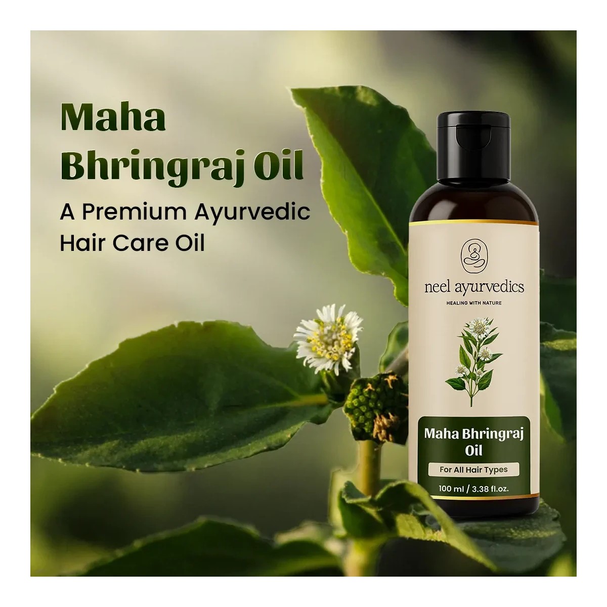 Neel Ayurvedics Maha Bhringraj Oil - 200 ml