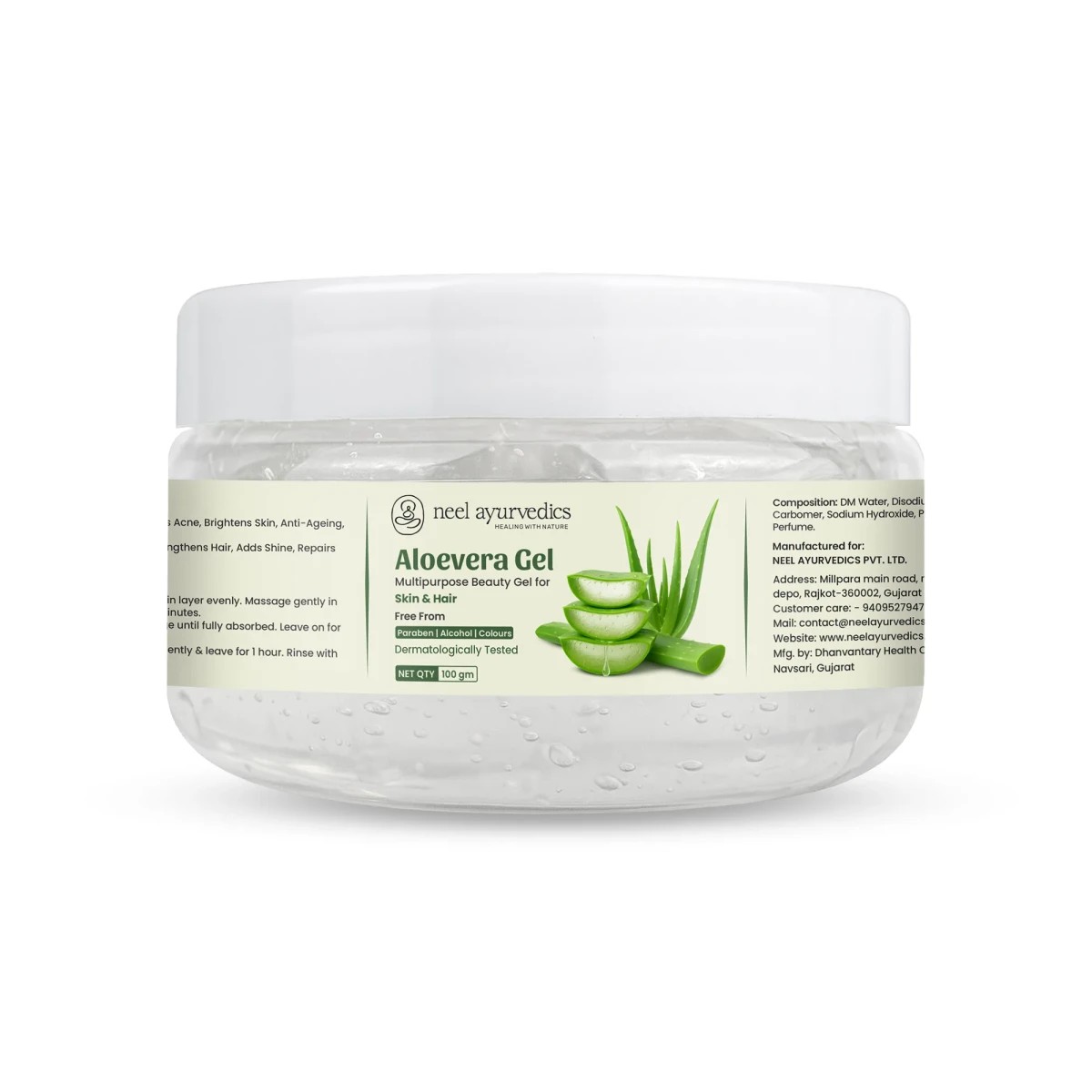 Neel Ayurvedics Aloevera Gel - 250 gm